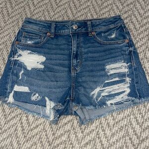 Denim American Eagle “Mom” Jean shorts size 4.